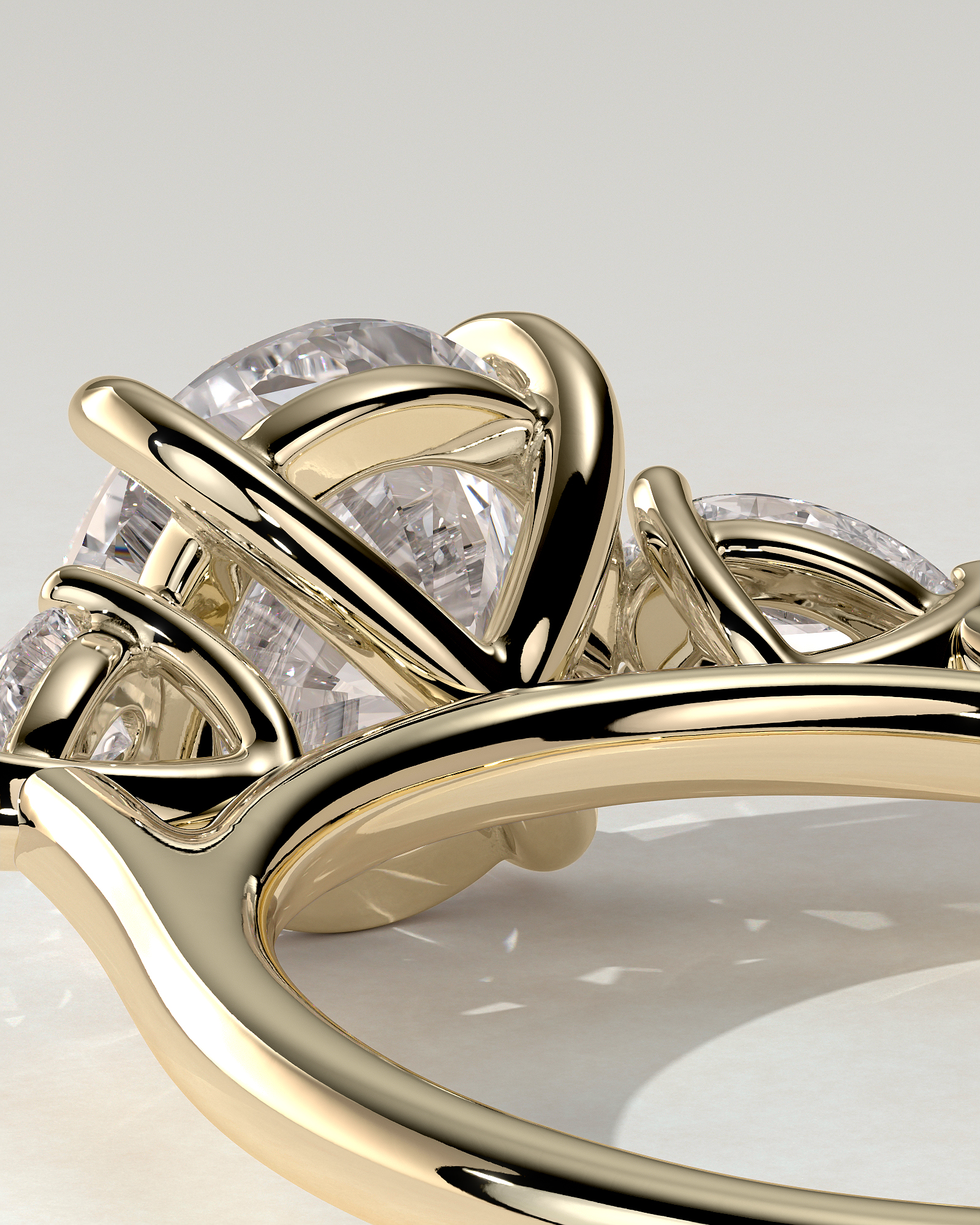 Arya Trilogy Round Ring