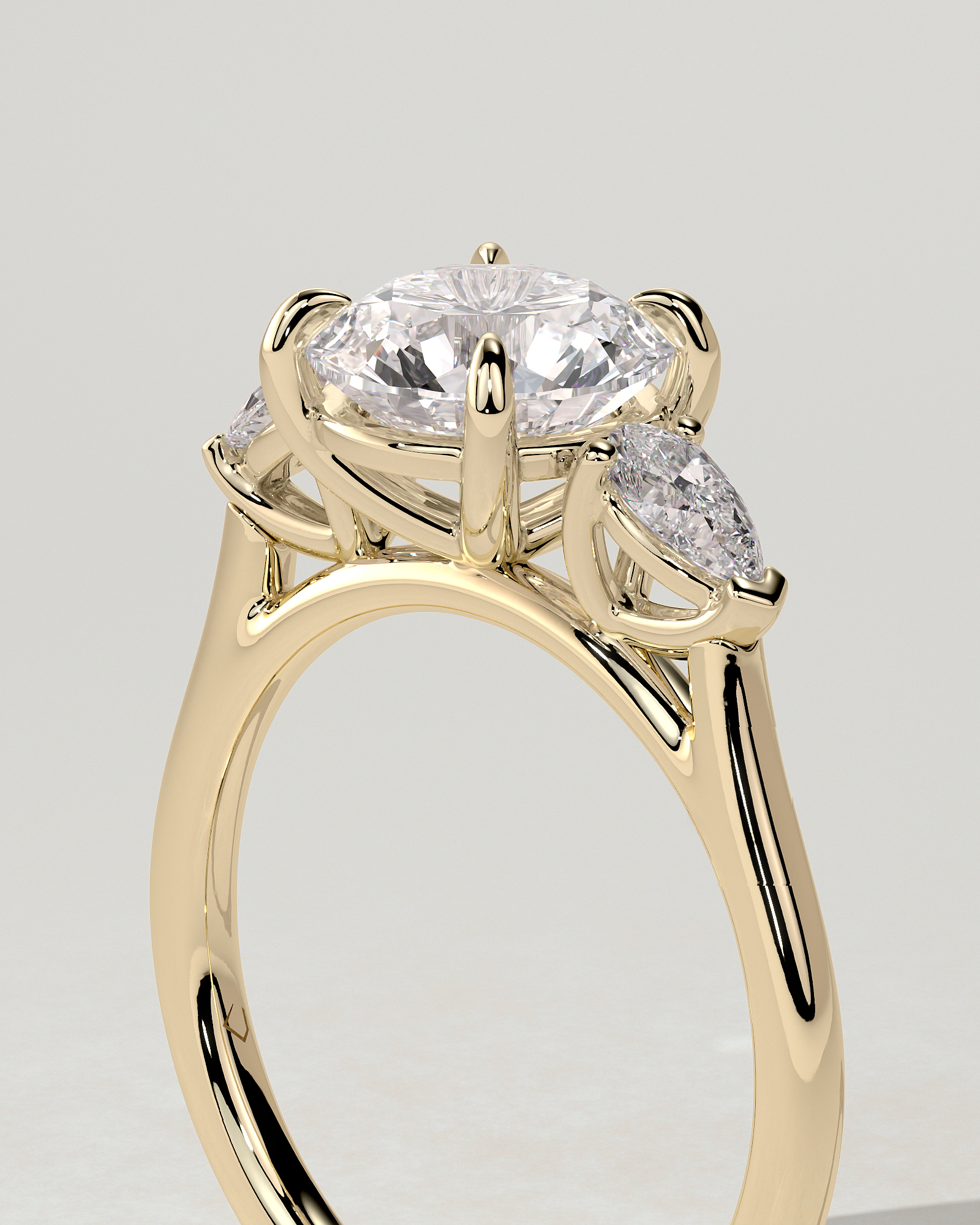 Arya Trilogy Round Ring