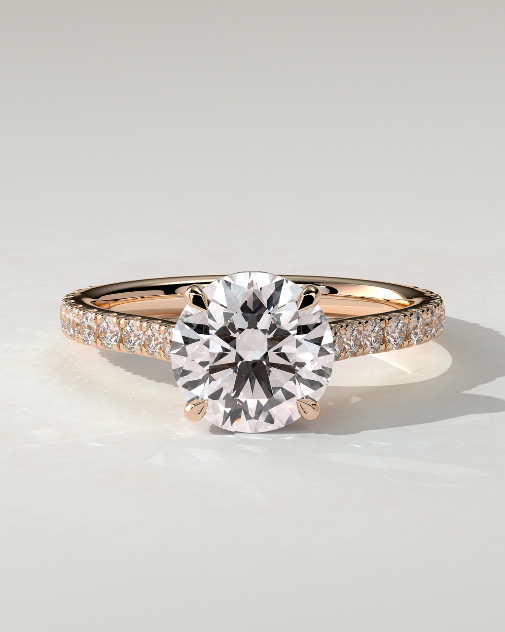 Ashlea Solitaire Round Ring