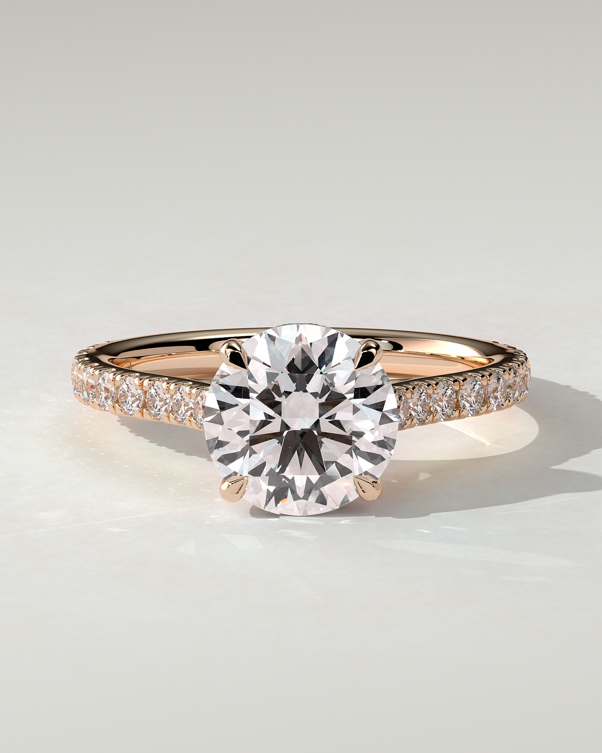 Ashlea Solitaire Round Ring