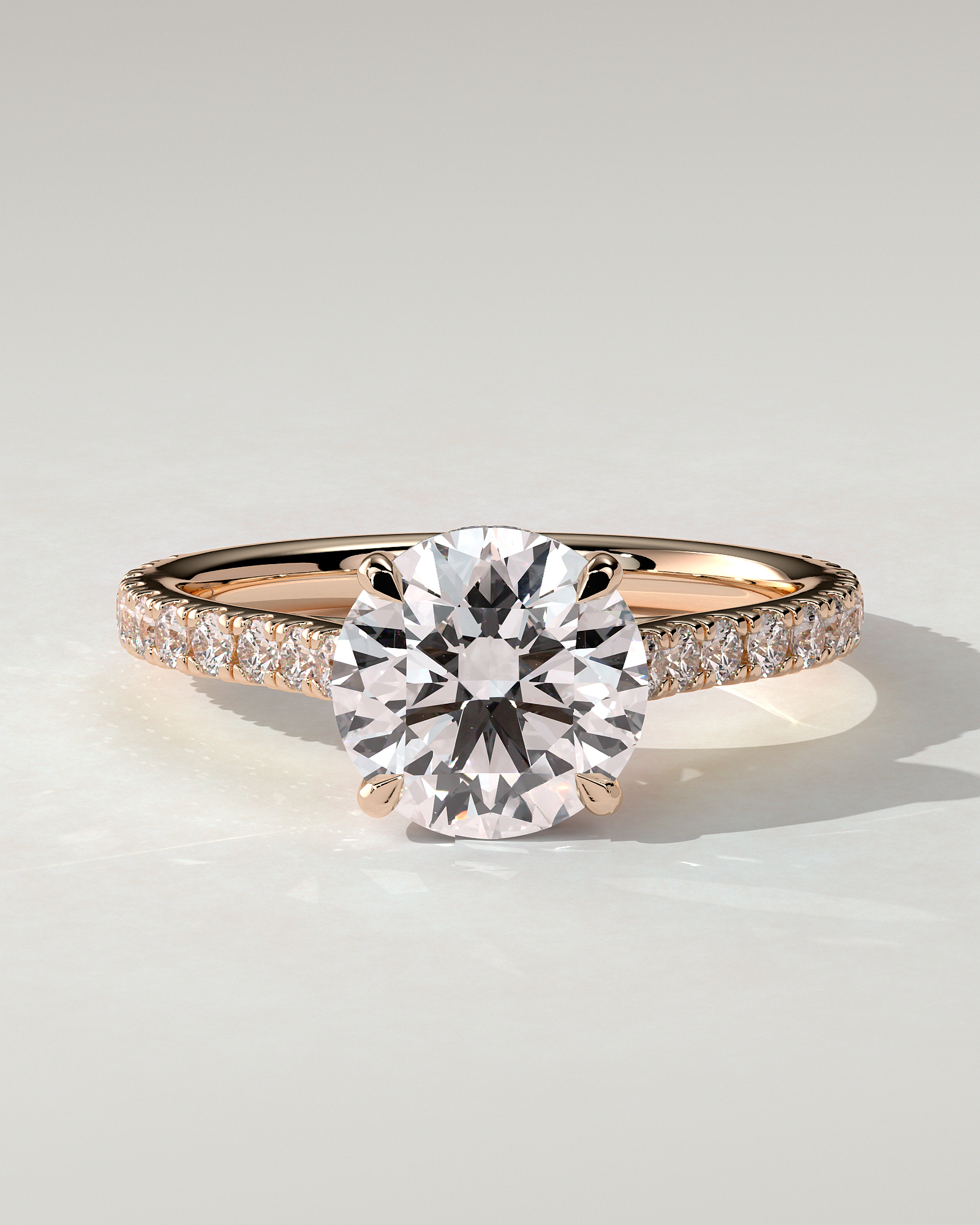 Ashlea Solitaire Round Ring