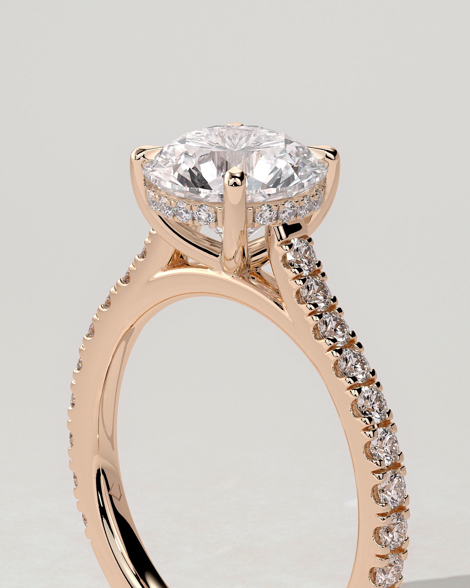 Ashlea Solitaire Round Ring