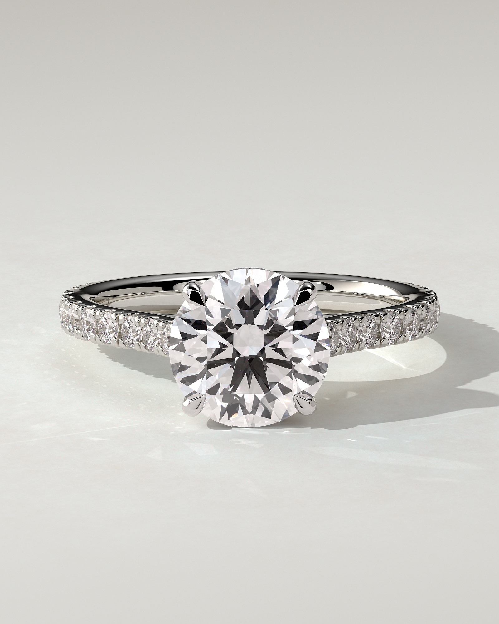 Ashlea Solitaire Round Ring