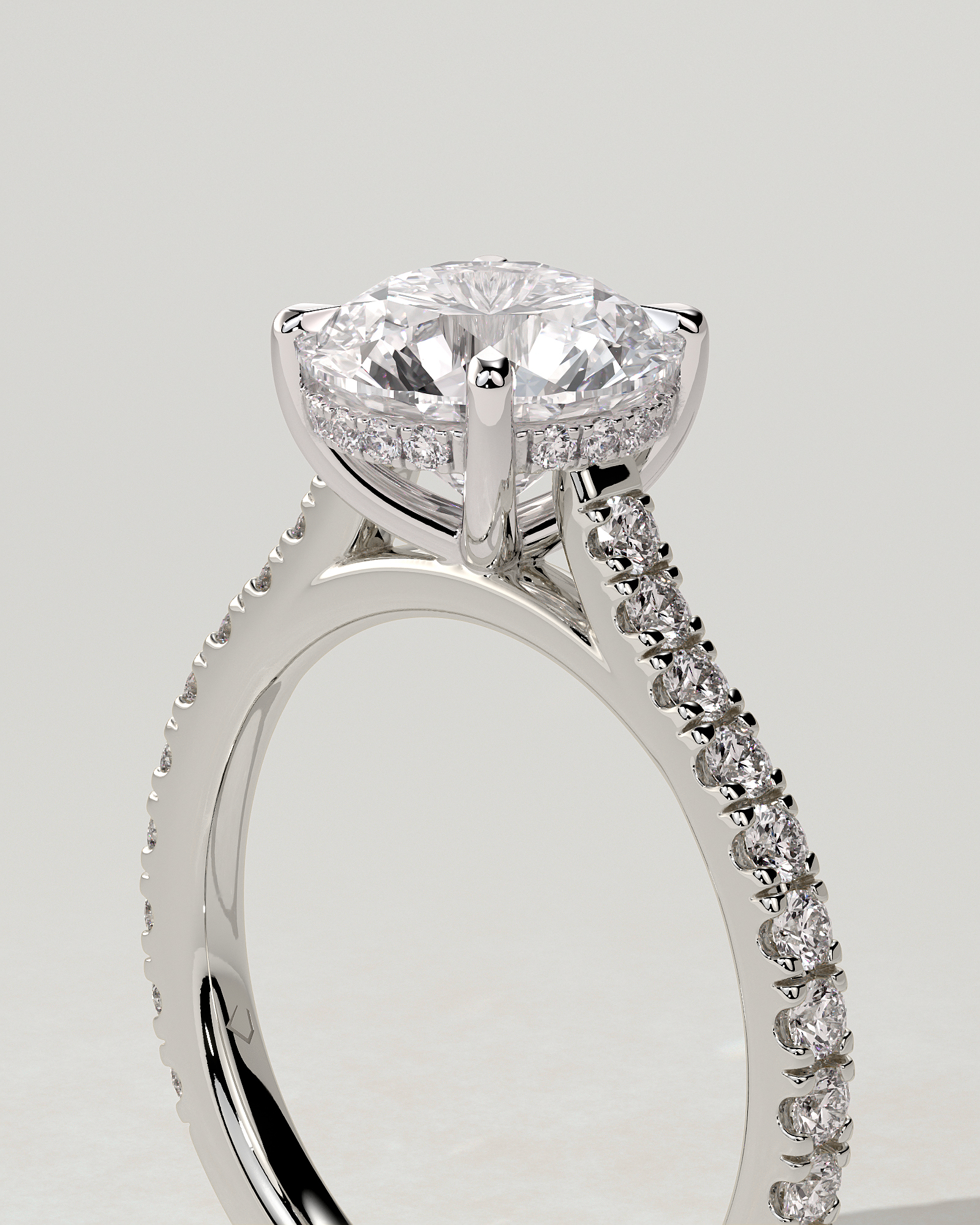 Ashlea Solitaire Round Ring