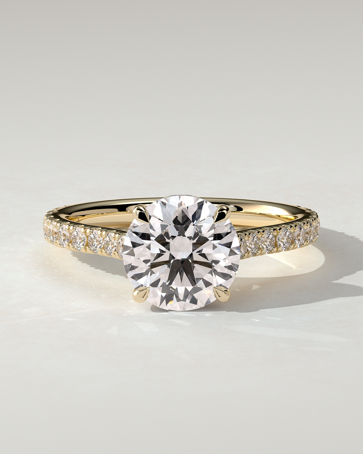 Ashlea Solitaire Round Ring
