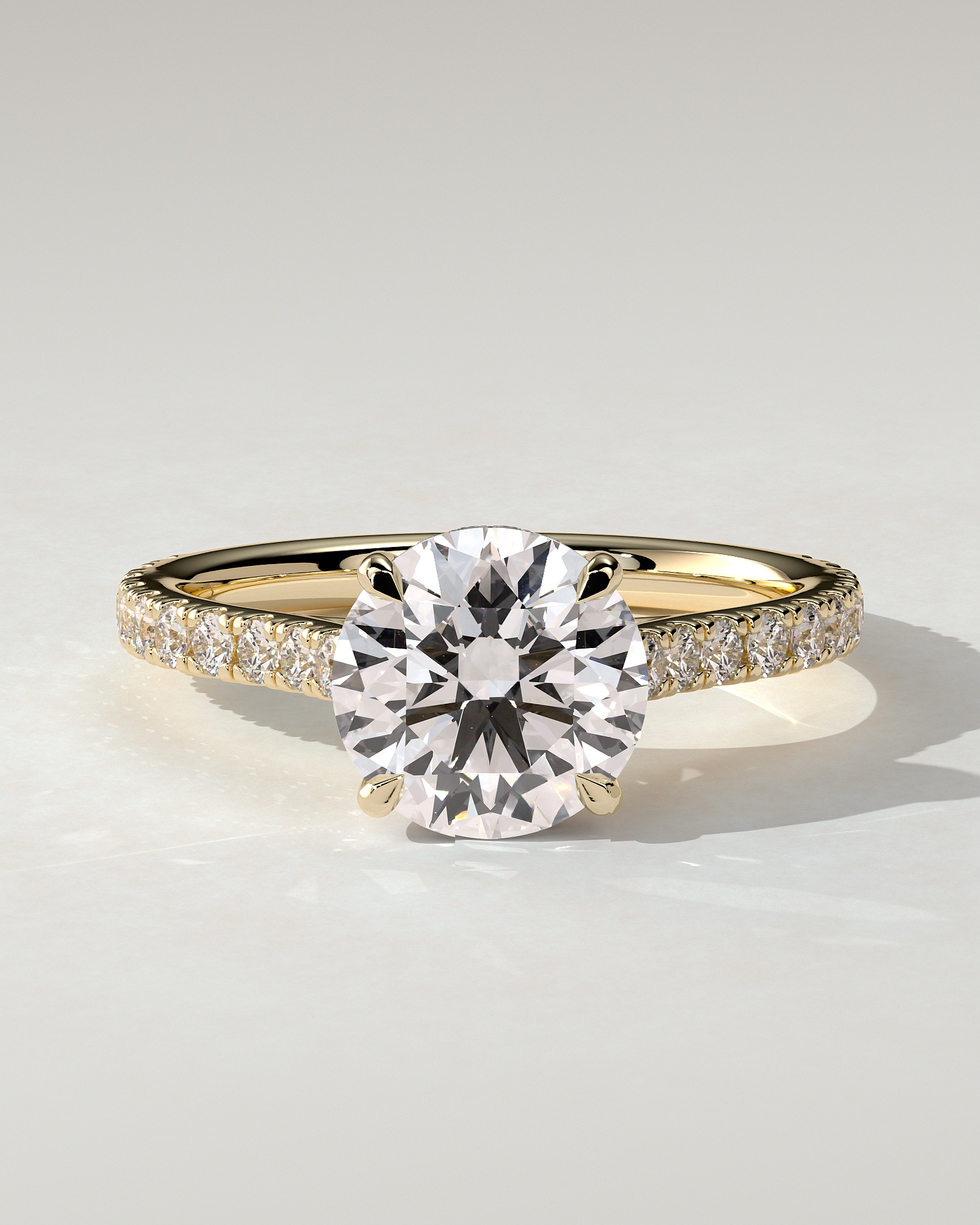 Ashlea Solitaire Round Ring
