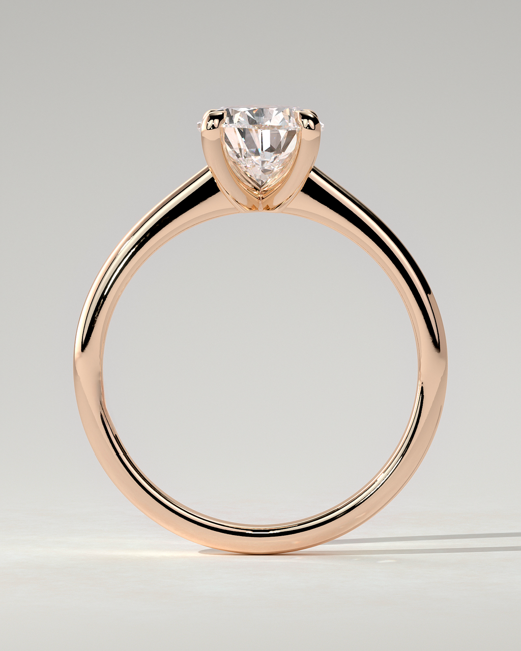 Aspen Solitaire Pear Ring