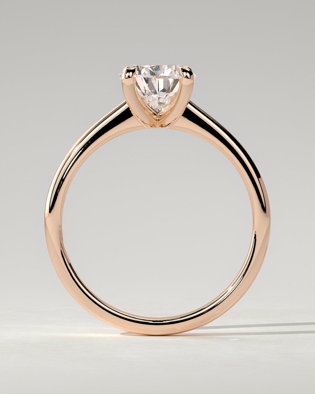 Aspen Solitaire Pear Ring