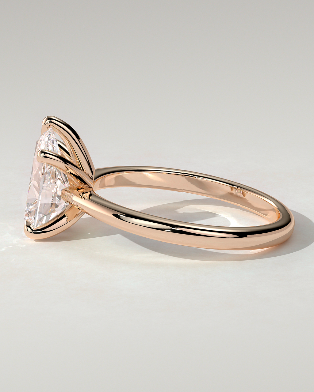 Aspen Solitaire Pear Ring