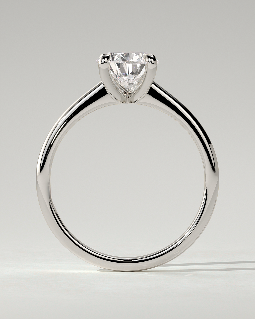 Aspen Solitaire Pear Ring