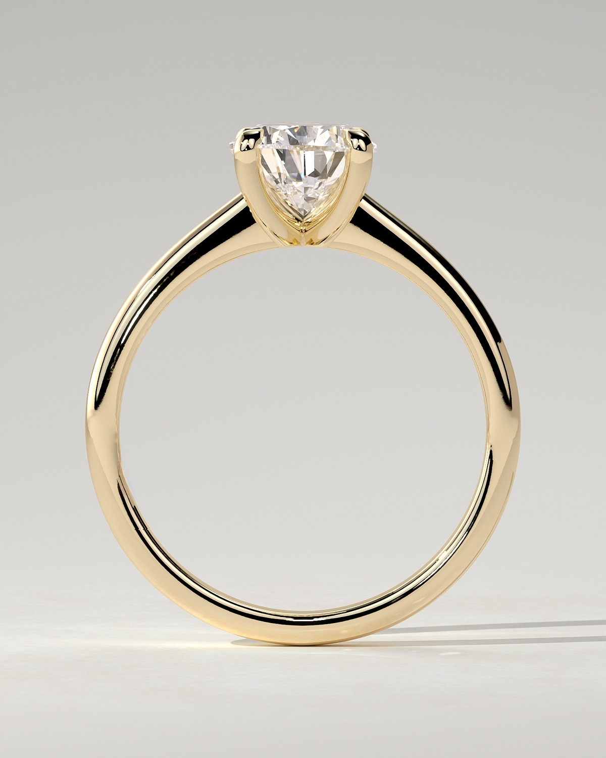 Aspen Solitaire Pear Ring