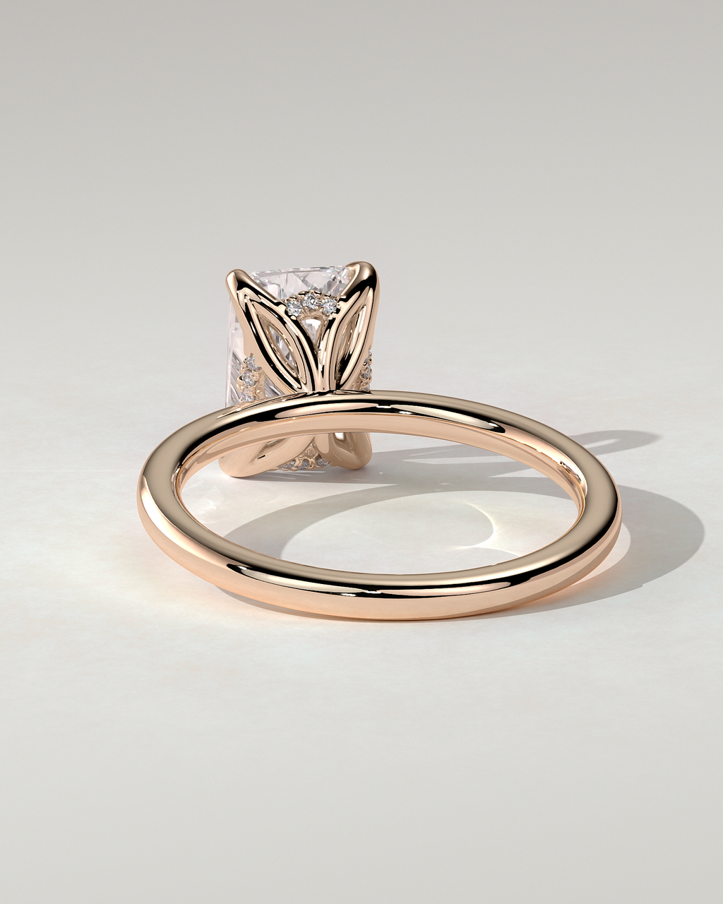 Aster Solitaire Radiant Ring