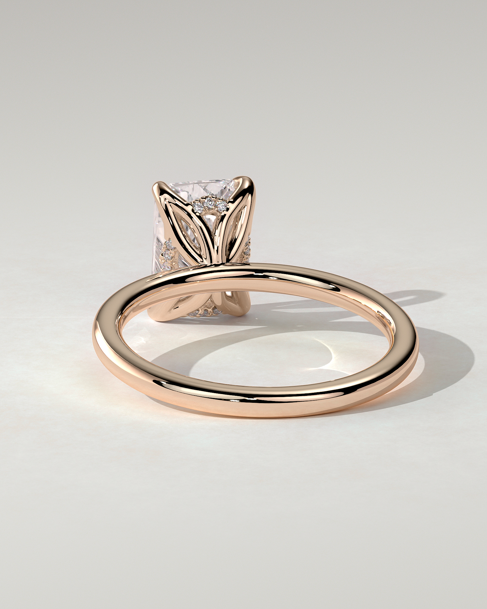 Aster Solitaire Radiant Ring