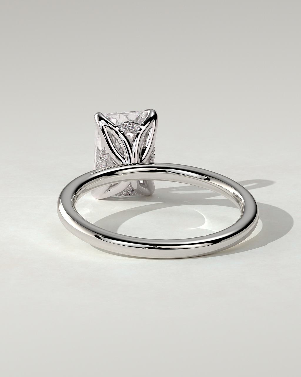 Aster Solitaire Radiant Ring