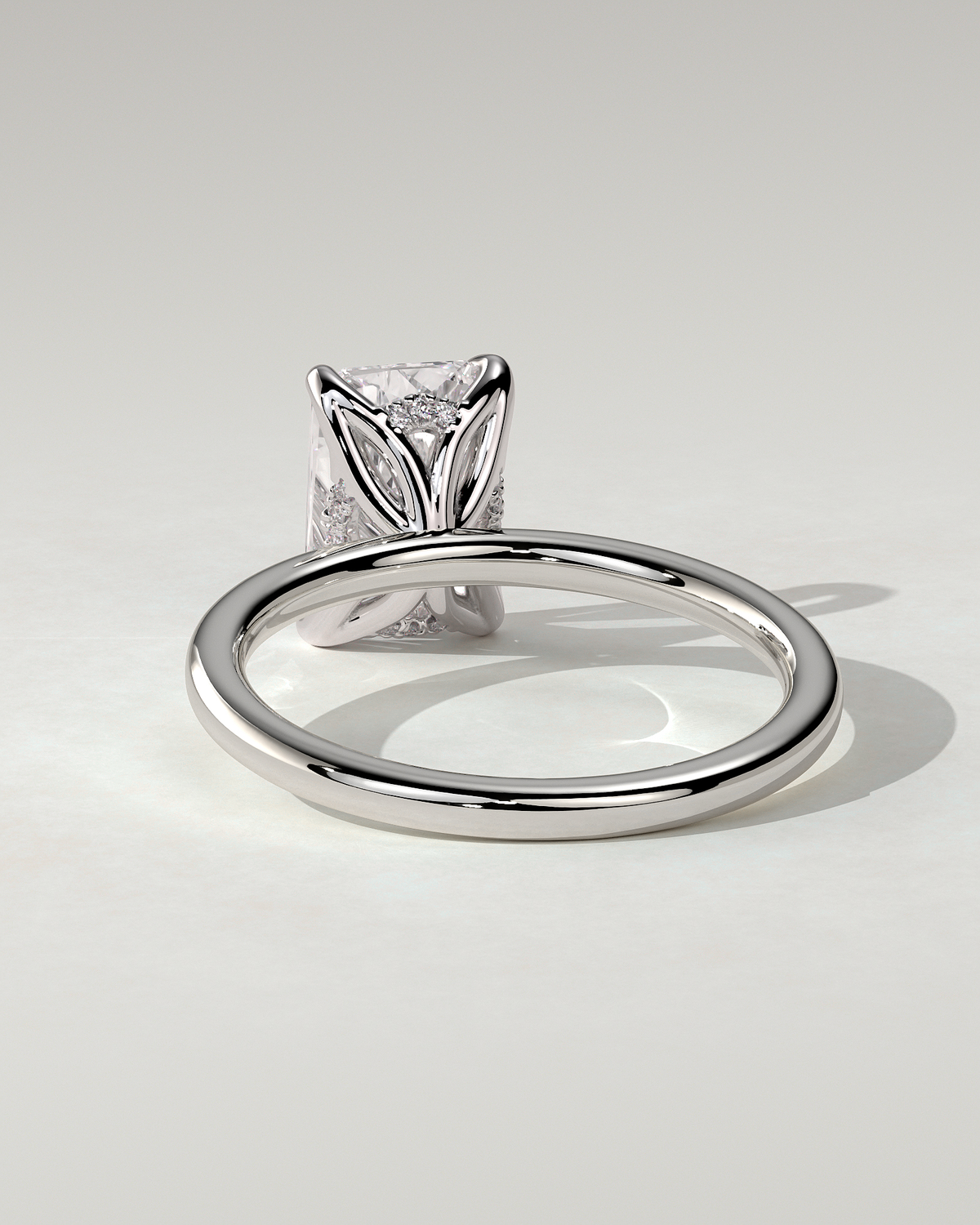 Aster Solitaire Radiant Ring