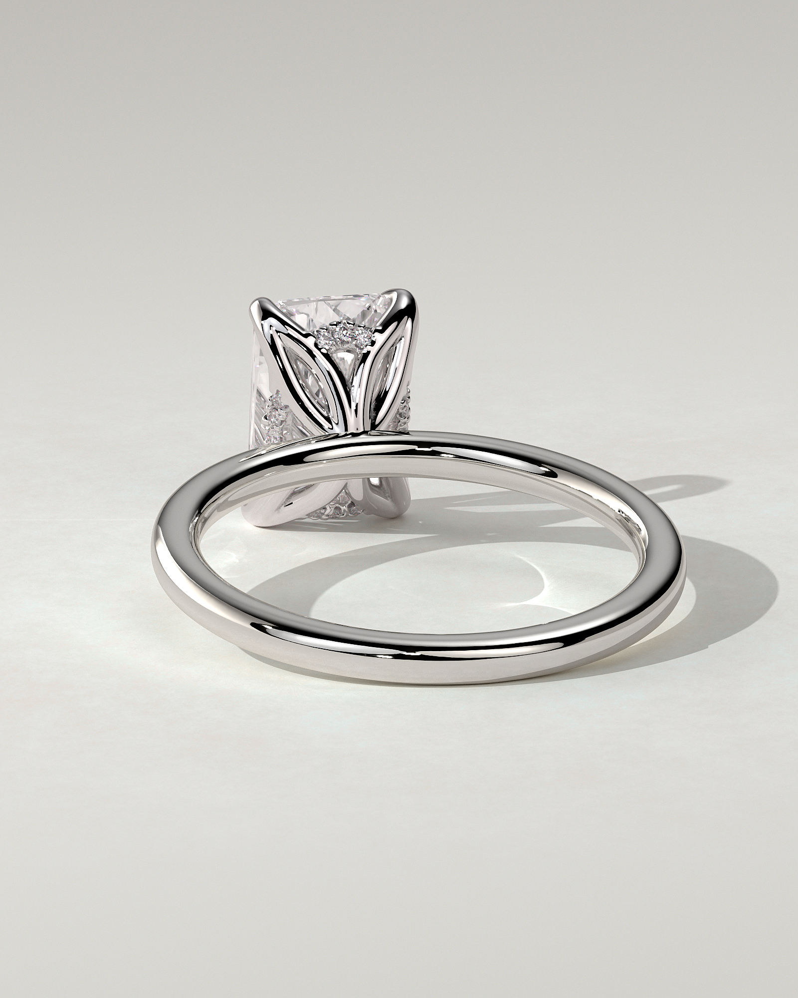 Aster Solitaire Radiant Ring