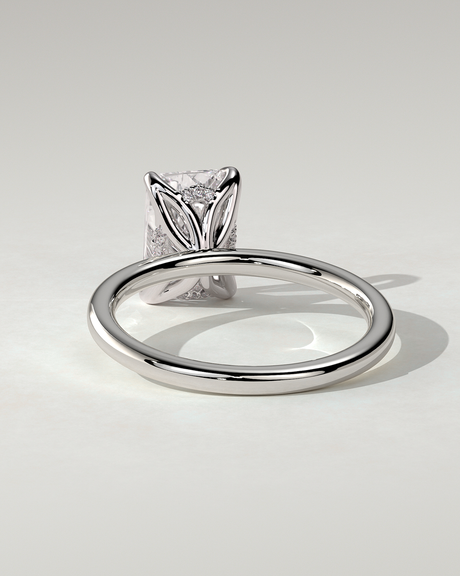 Aster Solitaire Radiant Ring