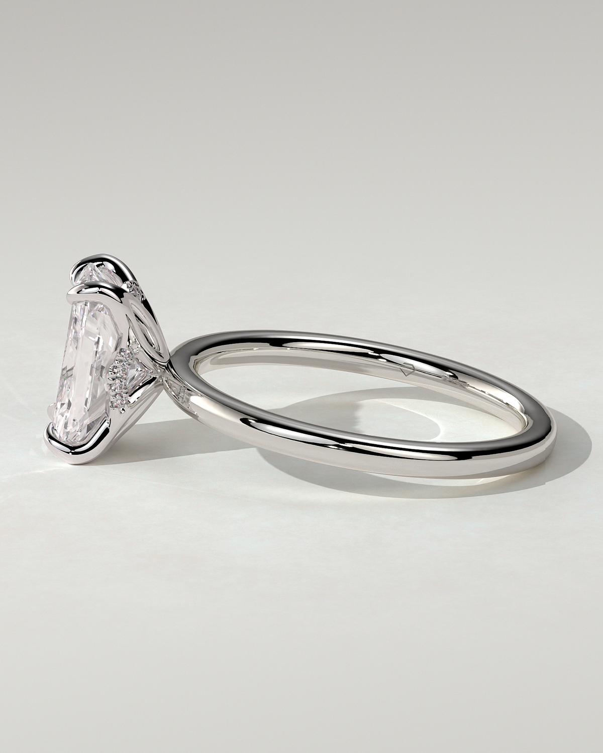 Aster Solitaire Radiant Ring