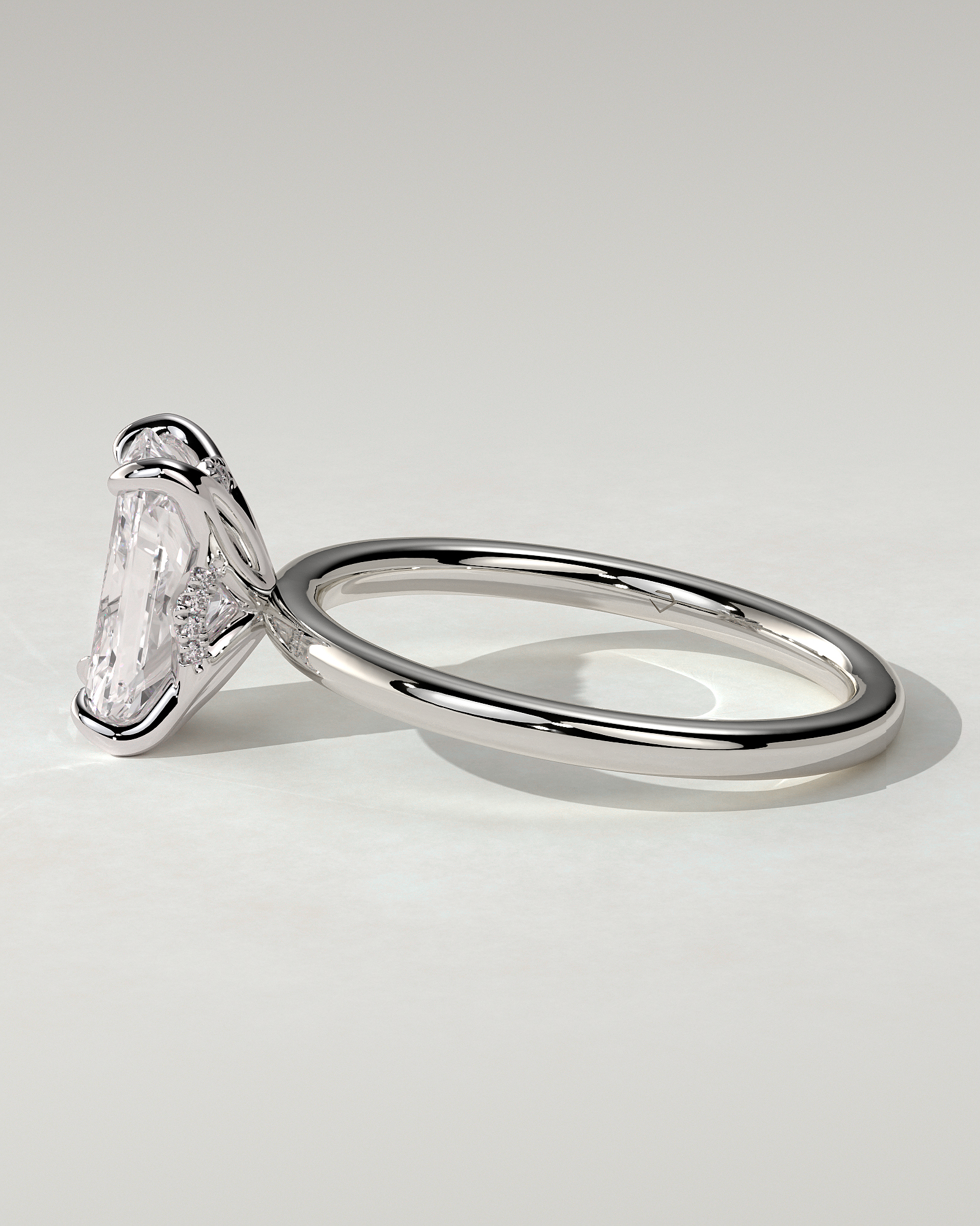 Aster Solitaire Radiant Ring