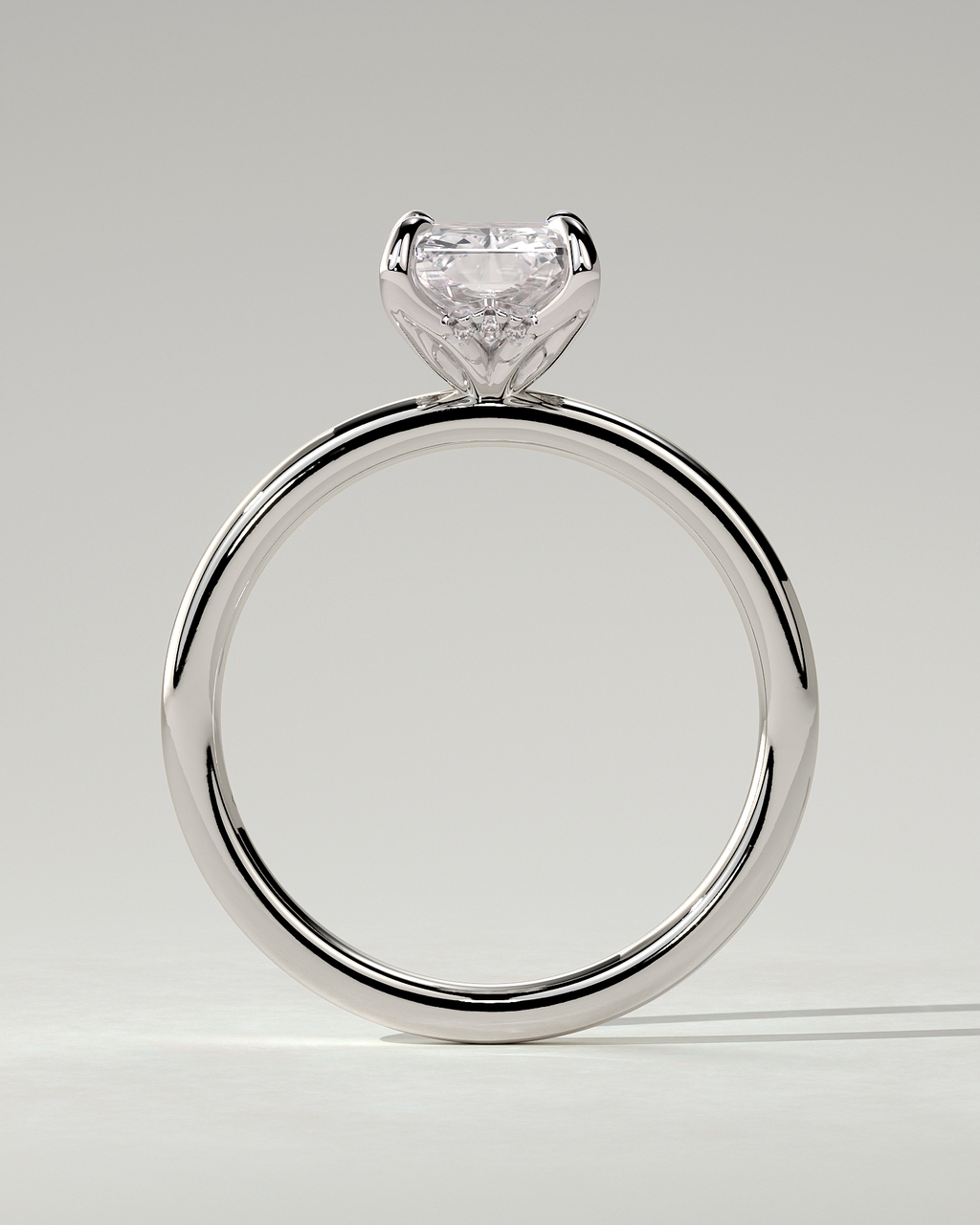 Aster Solitaire Radiant Ring