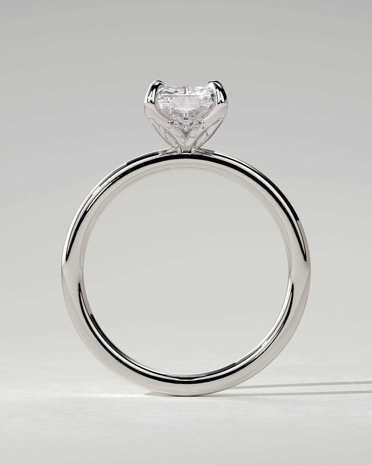 Aster Solitaire Radiant Ring