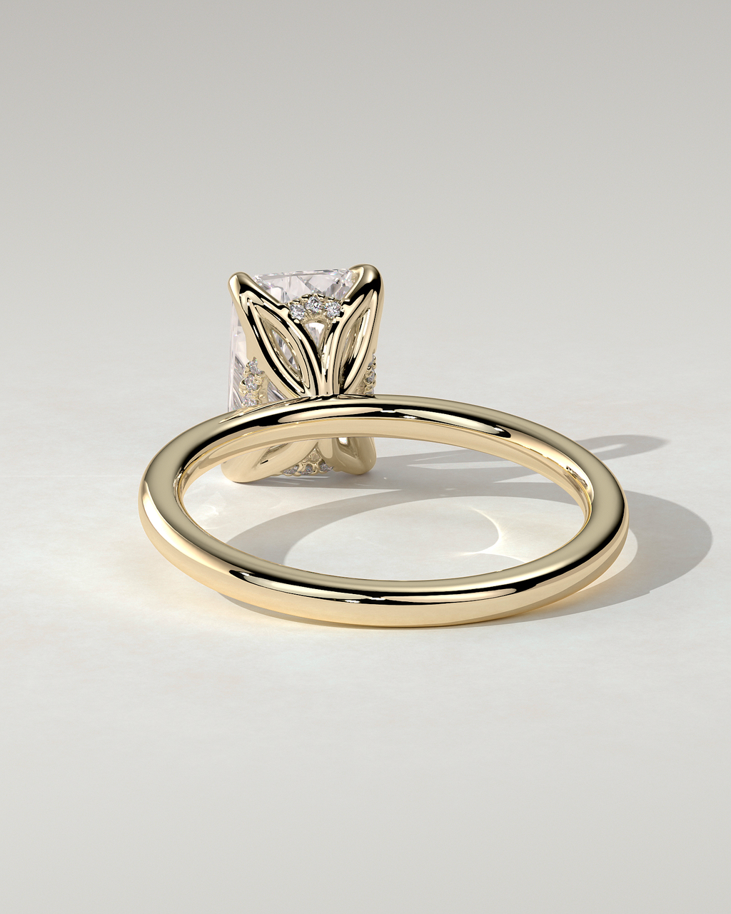 Aster Solitaire Radiant Ring