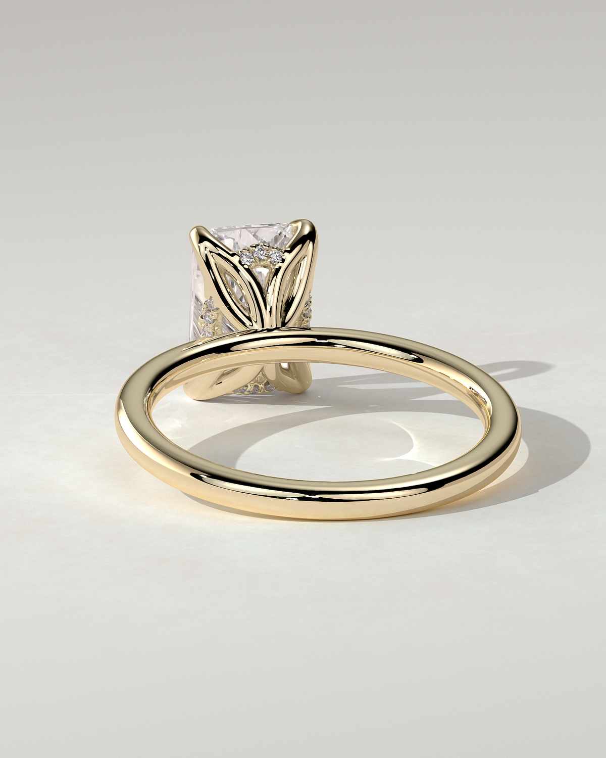 Aster Solitaire Radiant Ring
