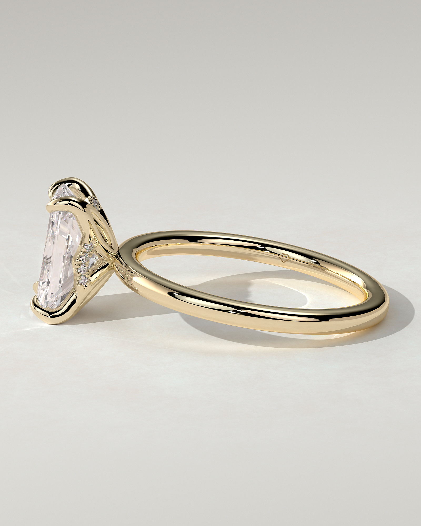 Aster Solitaire Radiant Ring