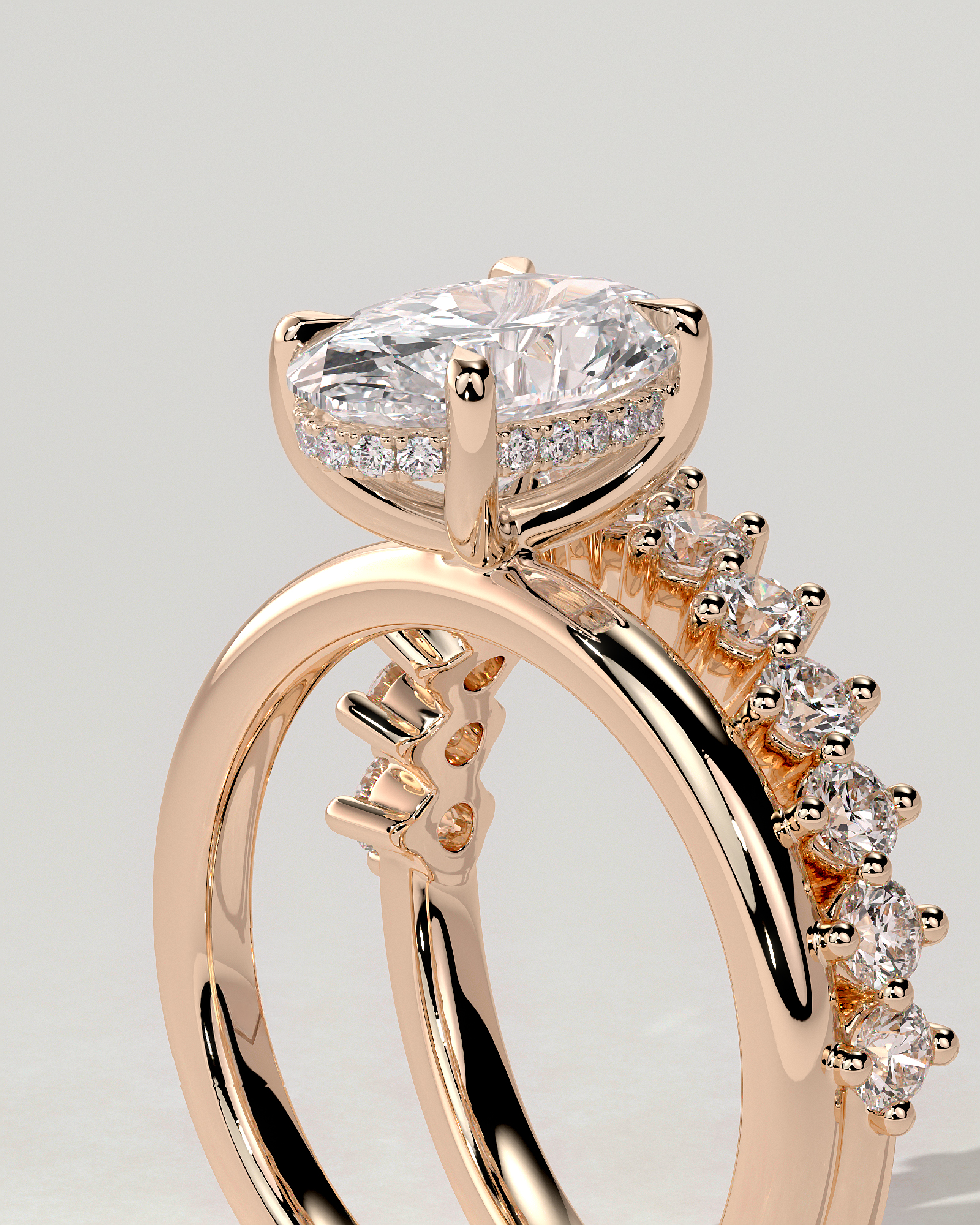 Athena Solitaire Oval Ring
