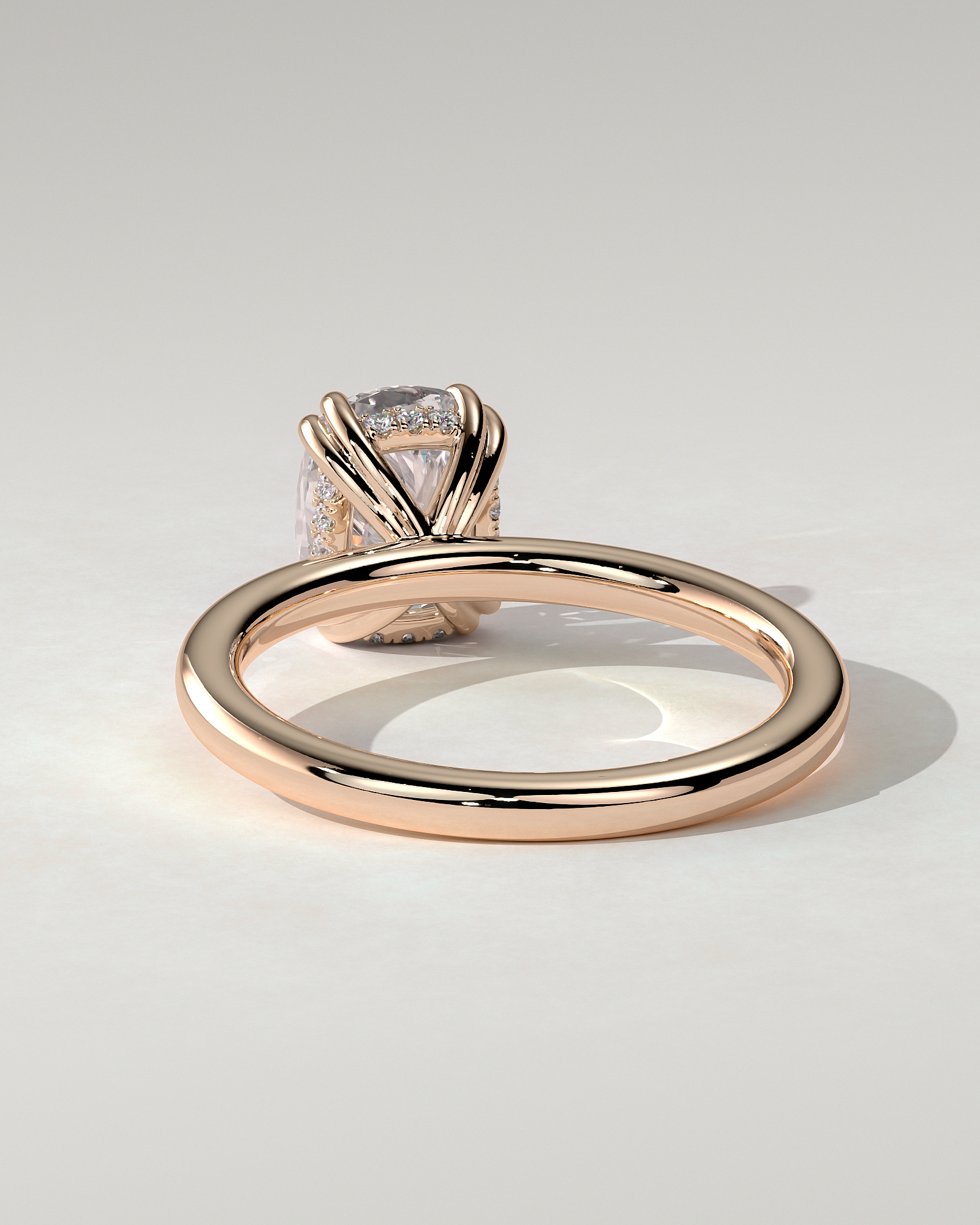 Aubrey Solitaire Cushion Ring