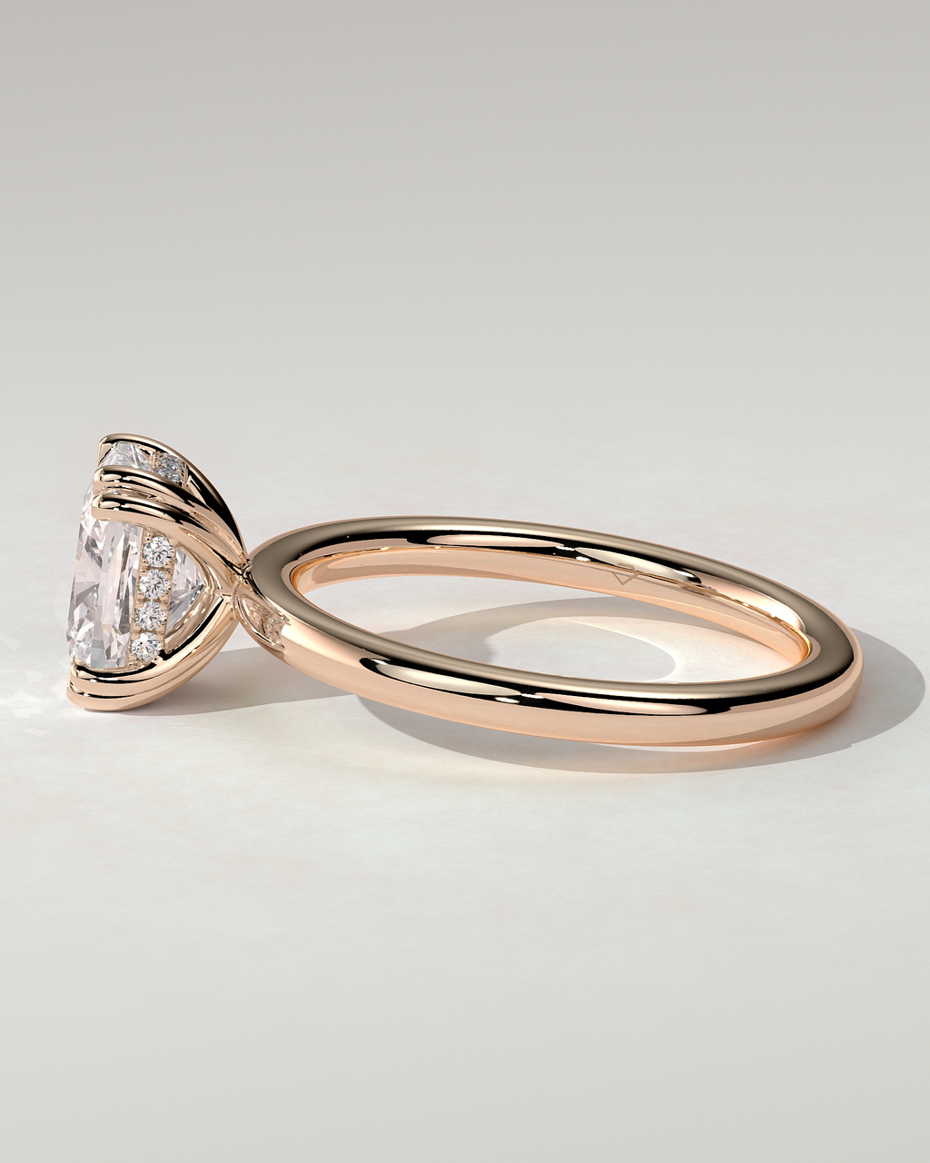 Aubrey Solitaire Cushion Ring