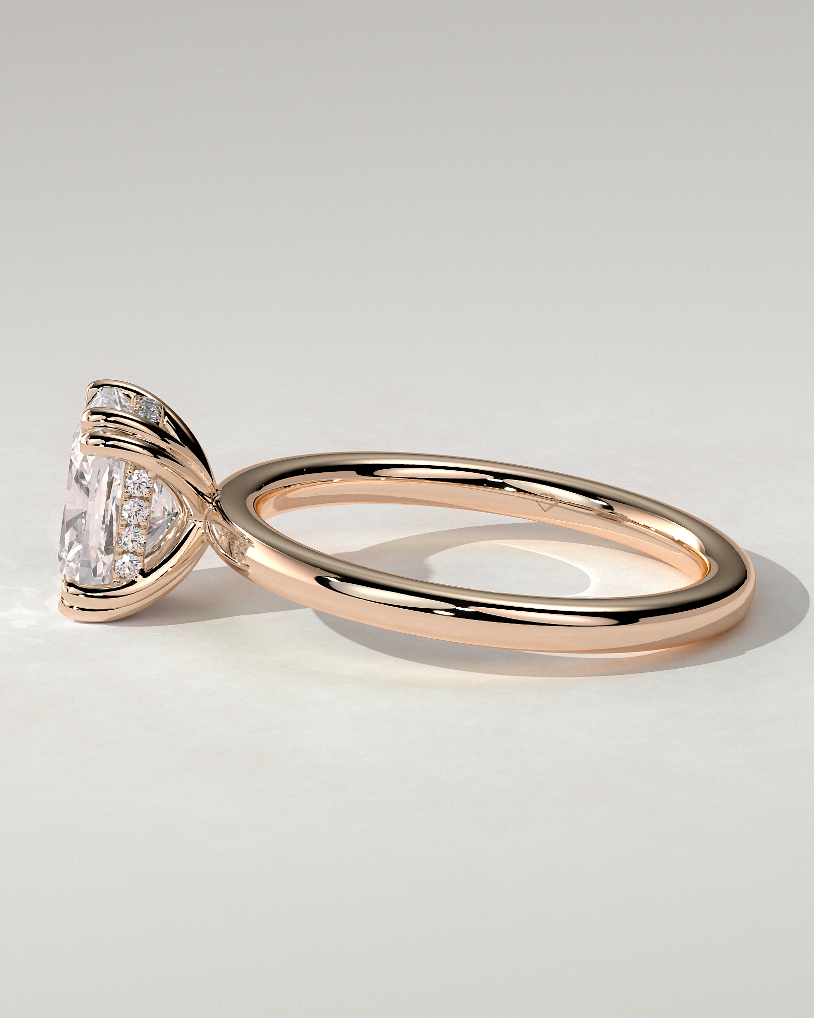 Aubrey Solitaire Cushion Ring