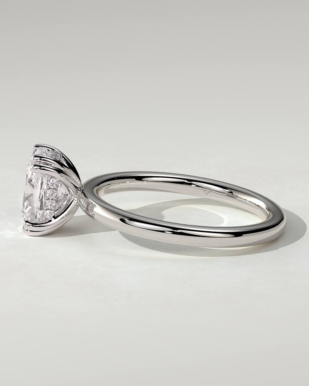 Aubrey Solitaire Cushion Ring