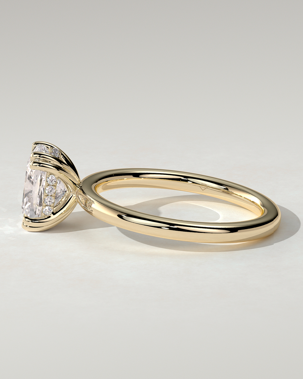 Aubrey Solitaire Cushion Ring
