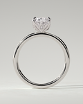 Aurelie Solitaire Oval Ring