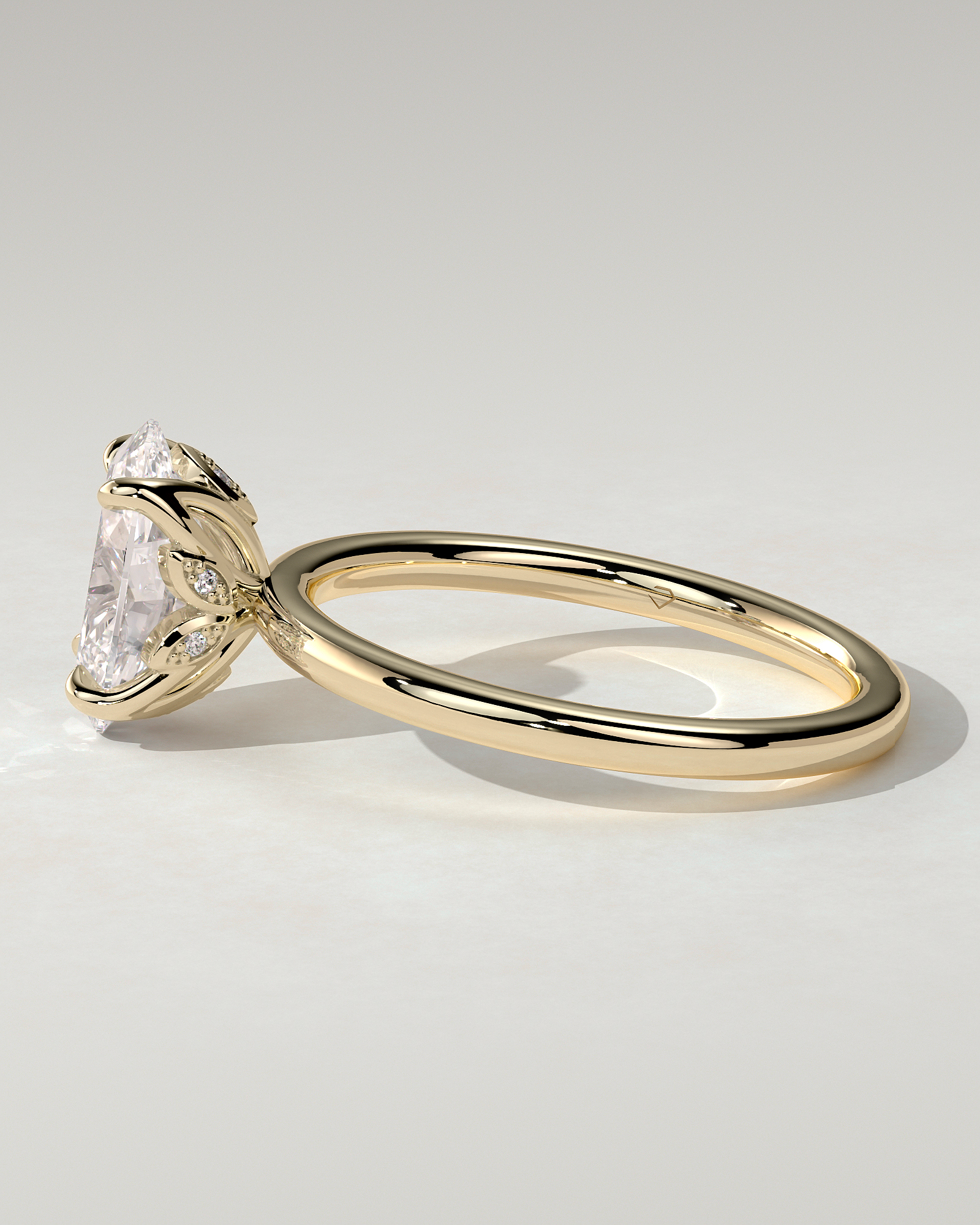 Aurelie Solitaire Oval Ring