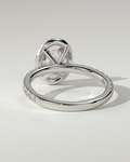 Aurora Halo Oval Ring