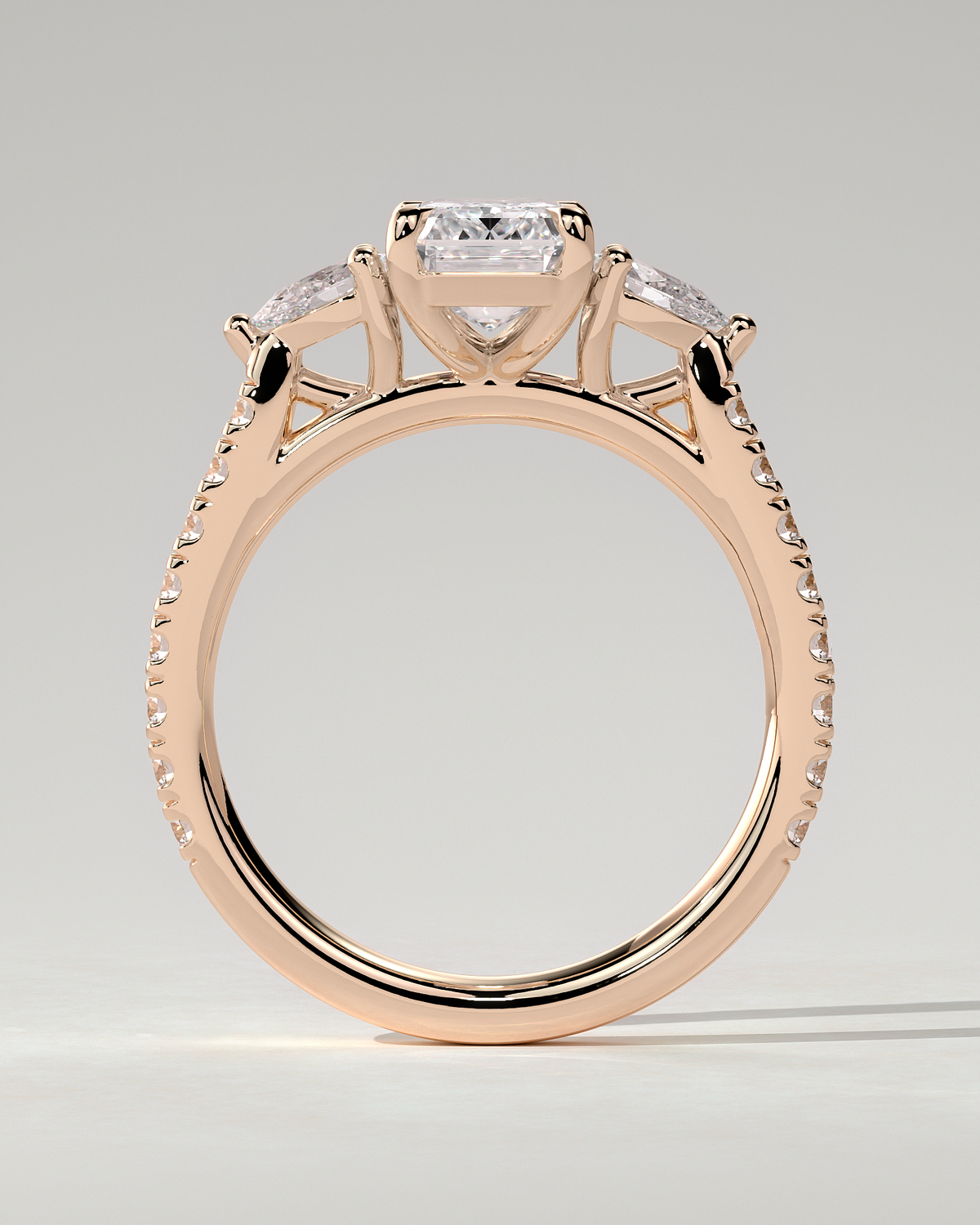 Autumn Trilogy Emerald Ring