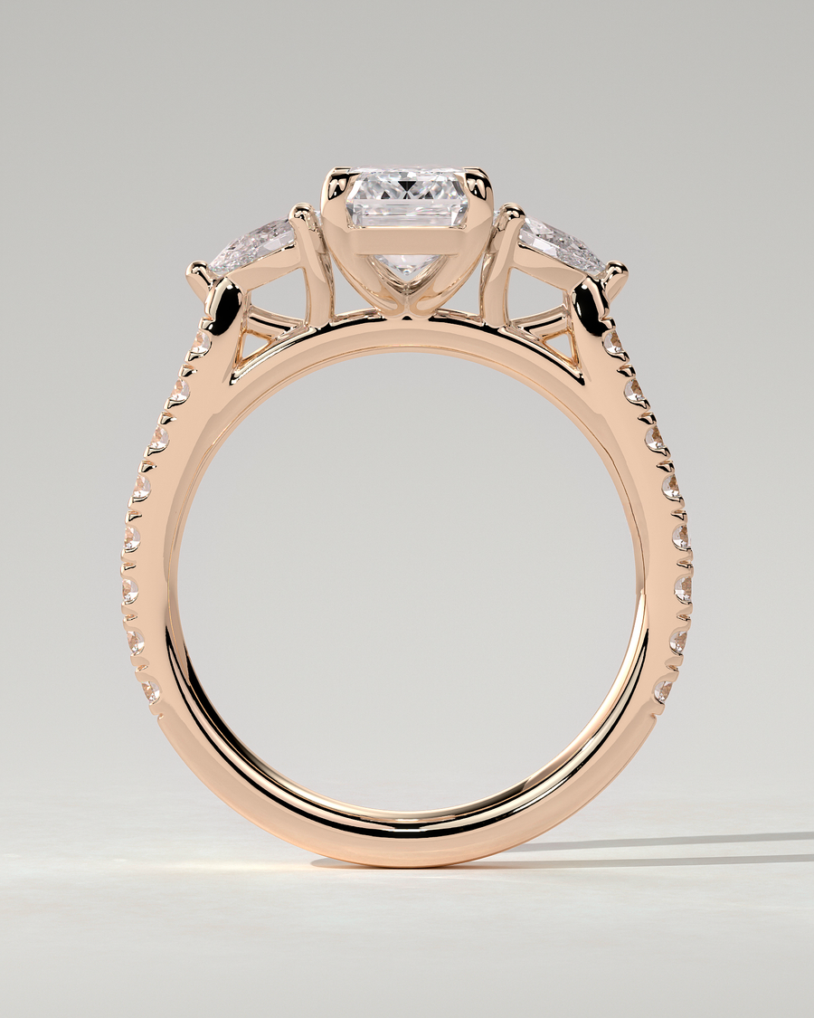 Autumn Trilogy Emerald Ring