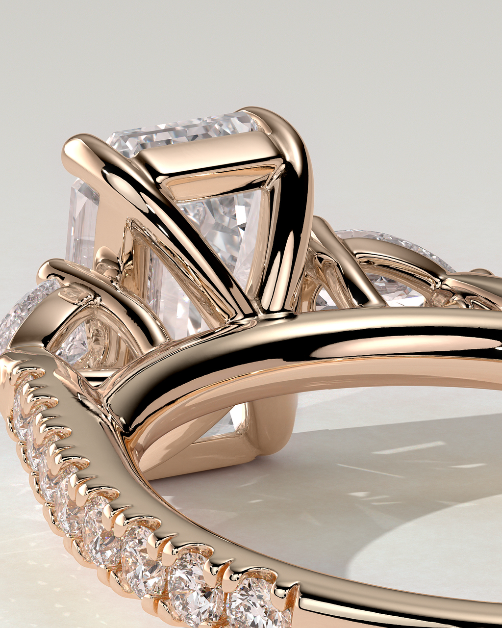Autumn Trilogy Emerald Ring