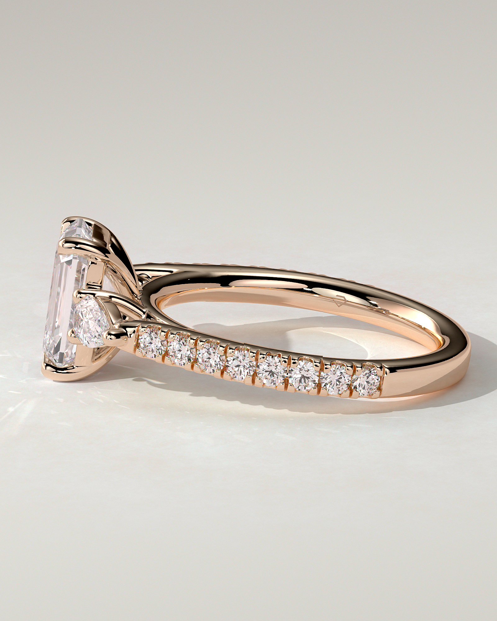Autumn Trilogy Emerald Ring