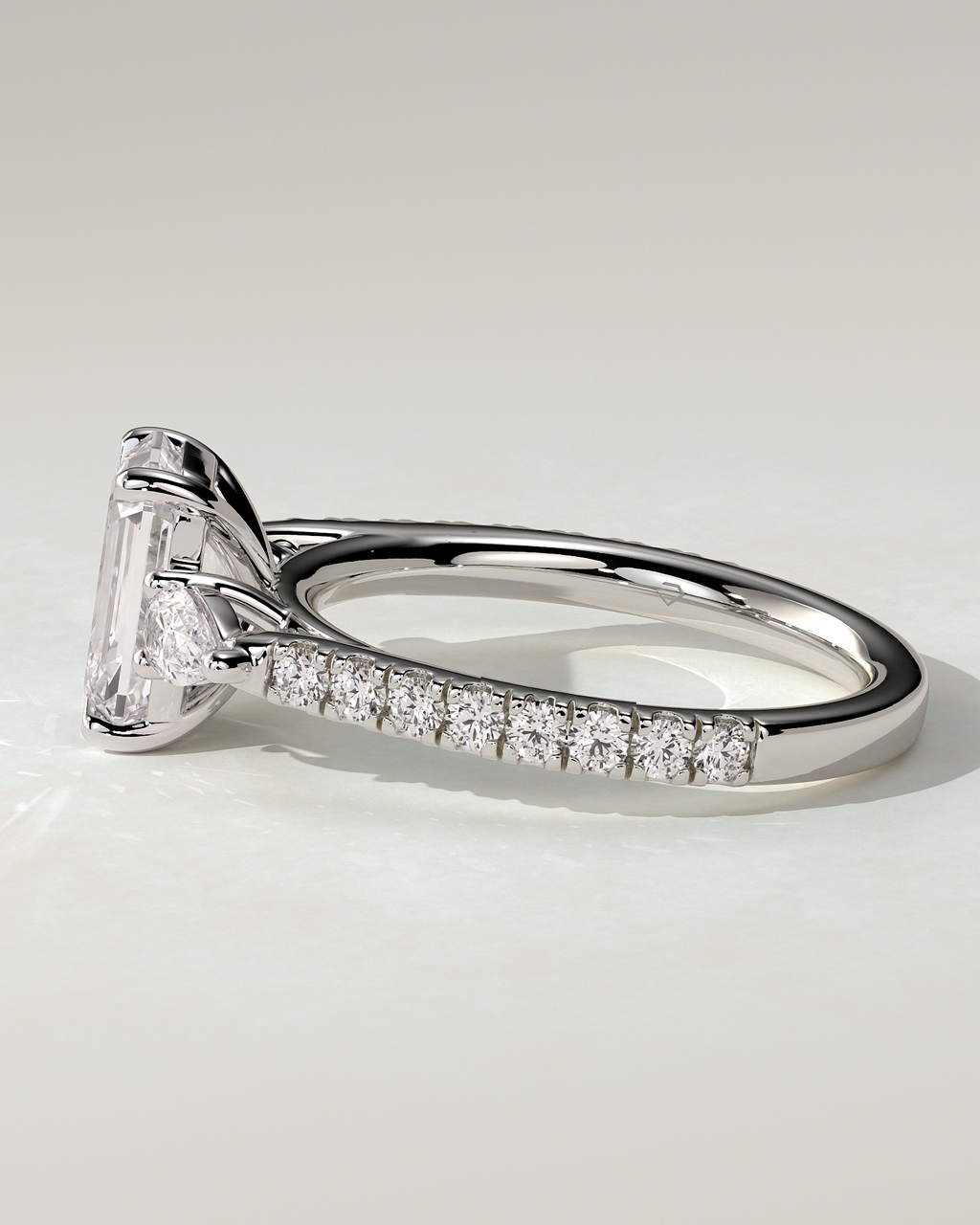 Autumn Trilogy Emerald Ring