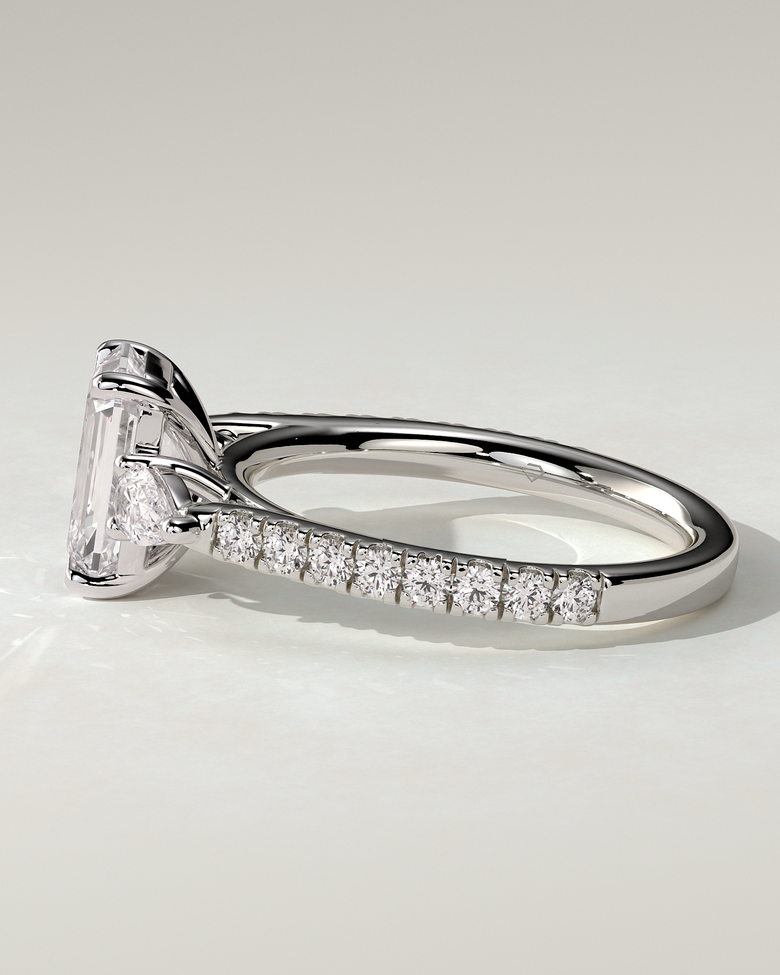 Autumn Trilogy Emerald Ring
