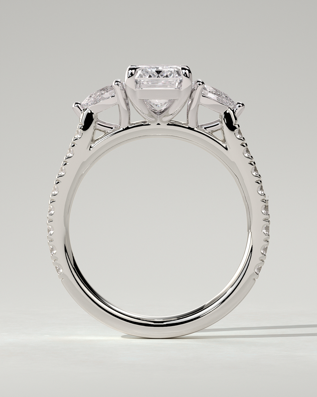 Autumn Trilogy Emerald Ring