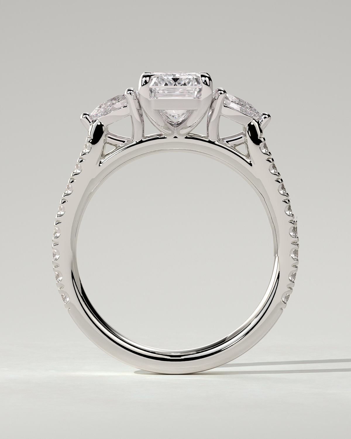 Autumn Trilogy Emerald Ring