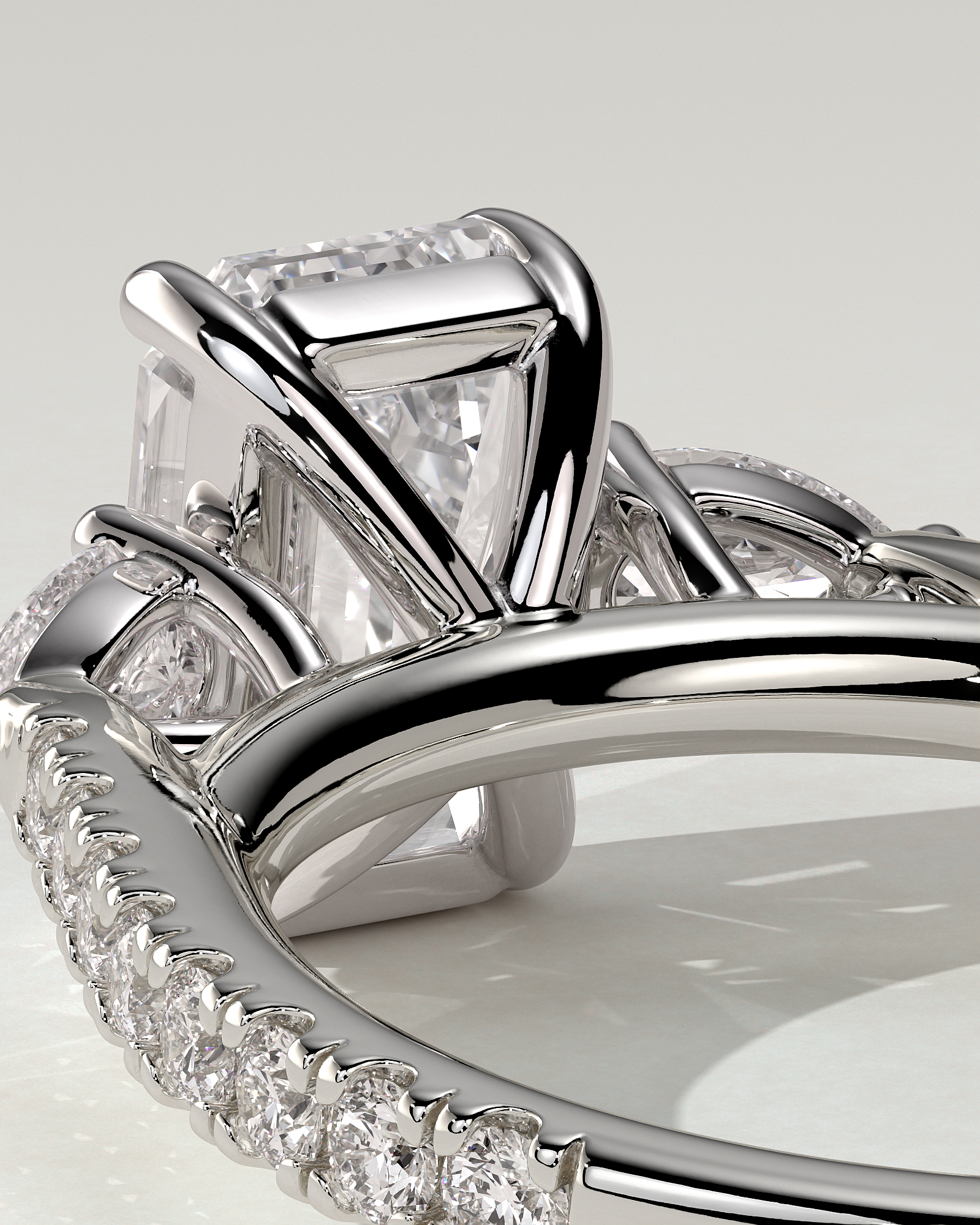 Autumn Trilogy Emerald Ring