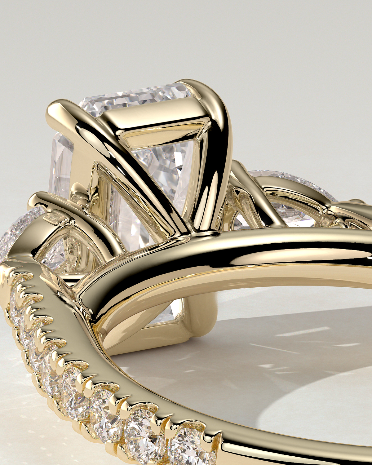 Autumn Trilogy Emerald Ring