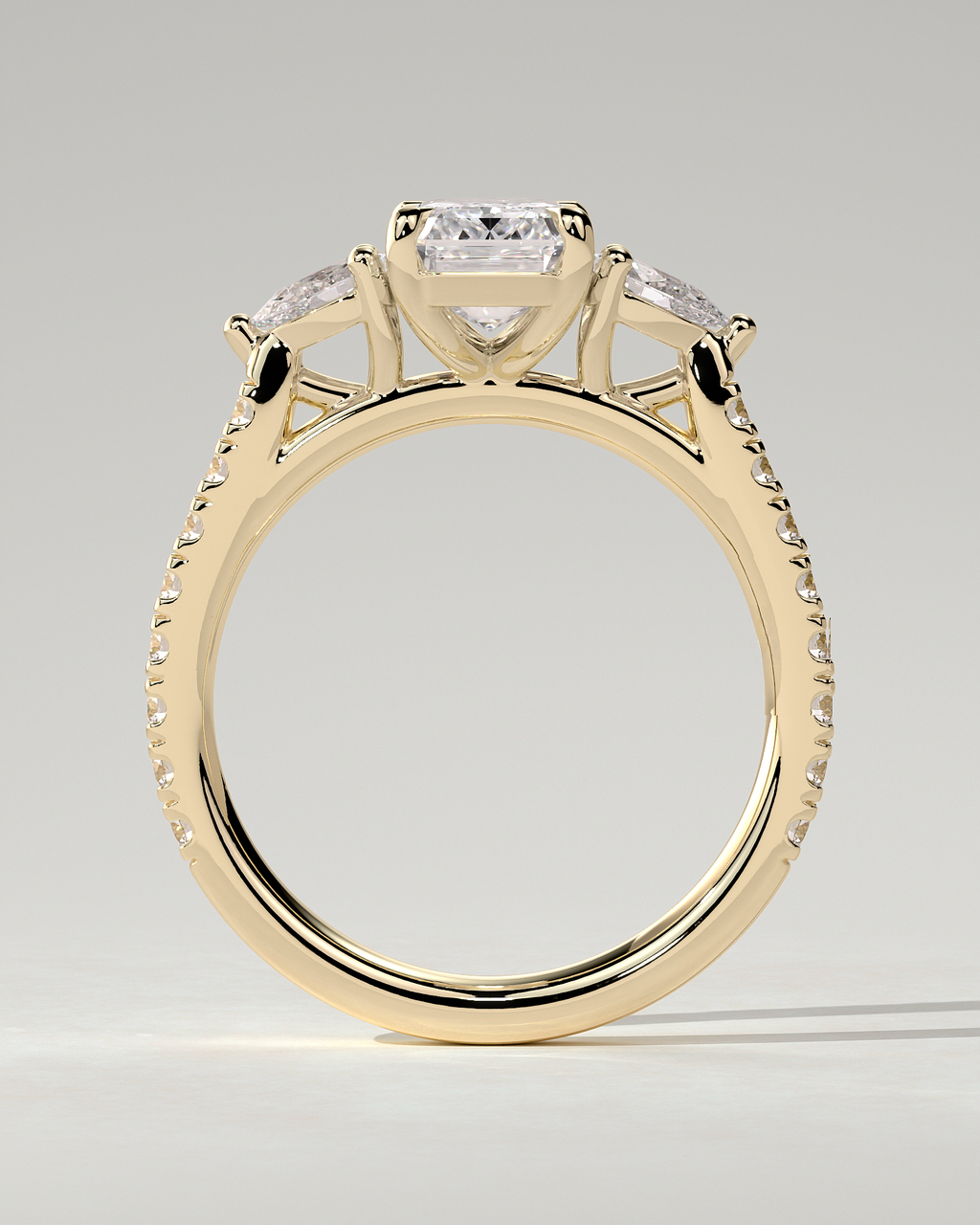 Autumn Trilogy Emerald Ring
