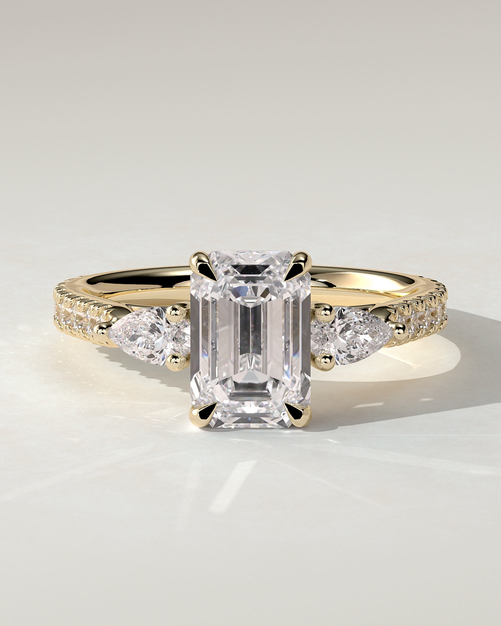 Autumn Trilogy Emerald Ring