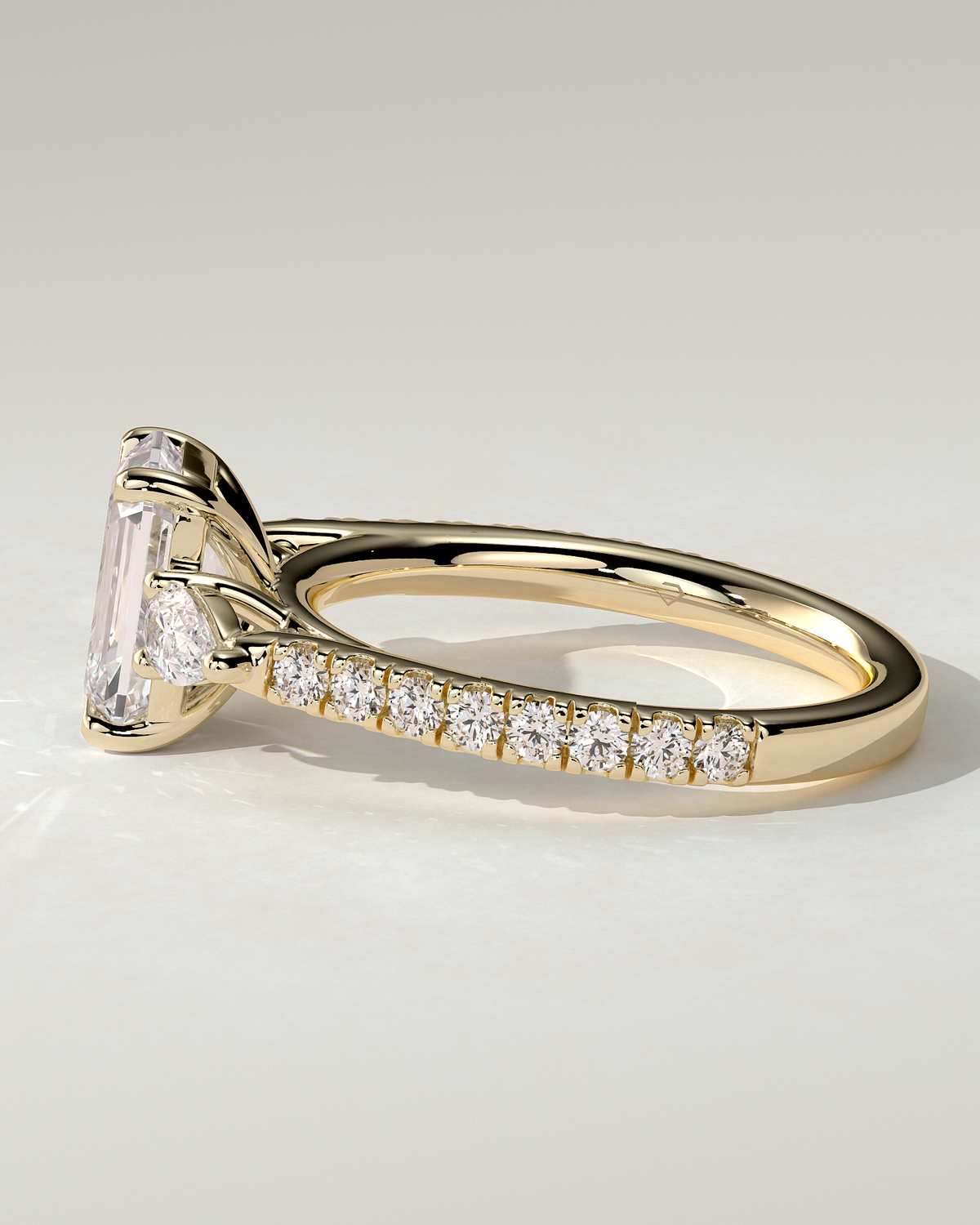 Autumn Trilogy Emerald Ring